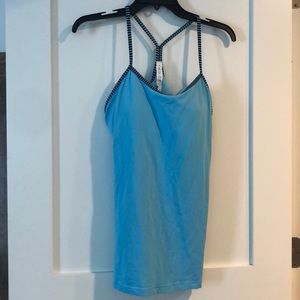 Blue lululemon tank top